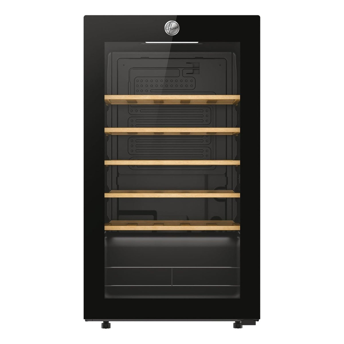 Hoover HOWC034K 34 Bottle Capacity Single Zone Freestanding Wine Cooler - Black