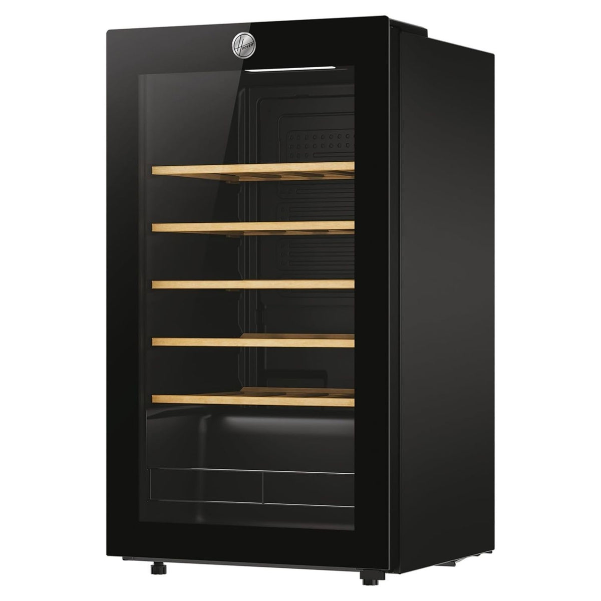 Hoover HOWC034K 34 Bottle Capacity Single Zone Freestanding Wine Cooler - Black