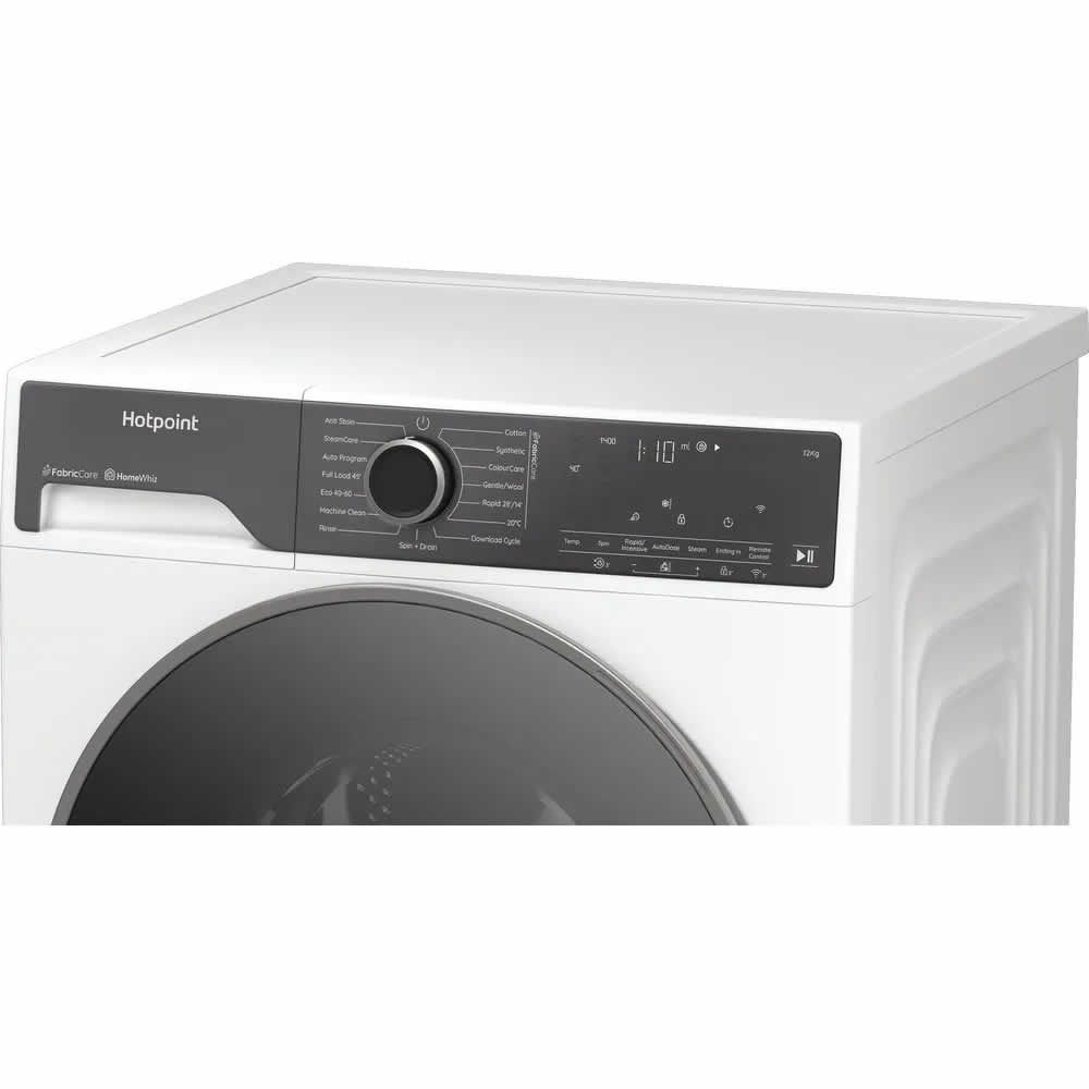Hotpoint HP 124A CARE UK 12KG 1400 Spin Washing Machine - White