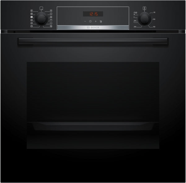 Bosch HQA574BB3B Series 4 Electric Self Cleaning Single Oven - Black