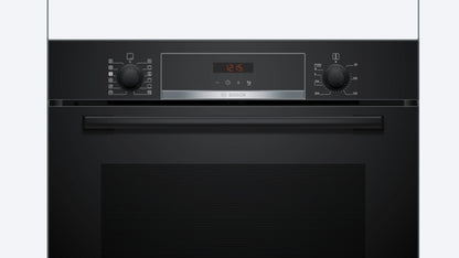 Bosch HQA574BB3B Series 4 Electric Self Cleaning Single Oven - Black