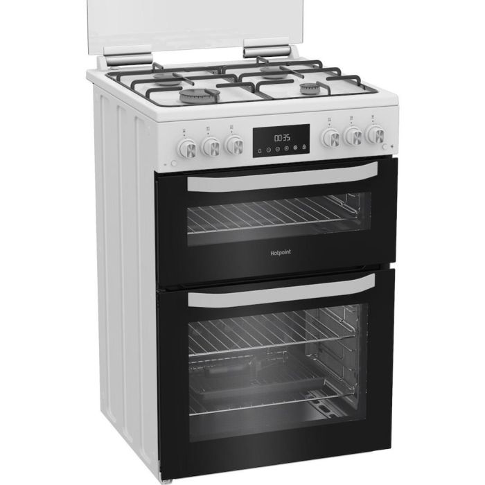 Hotpoint HTG6GDCW 60cm Gas Cooker - White