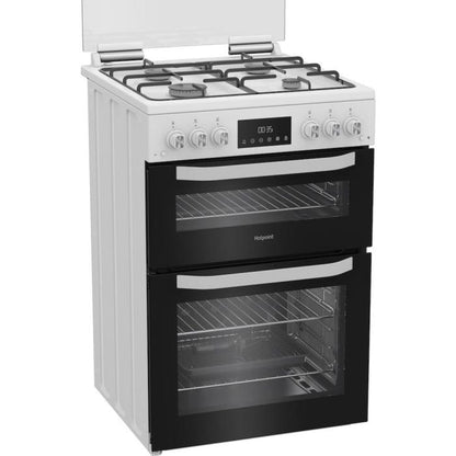 Hotpoint HTG6GDCW 60cm Gas Cooker - White