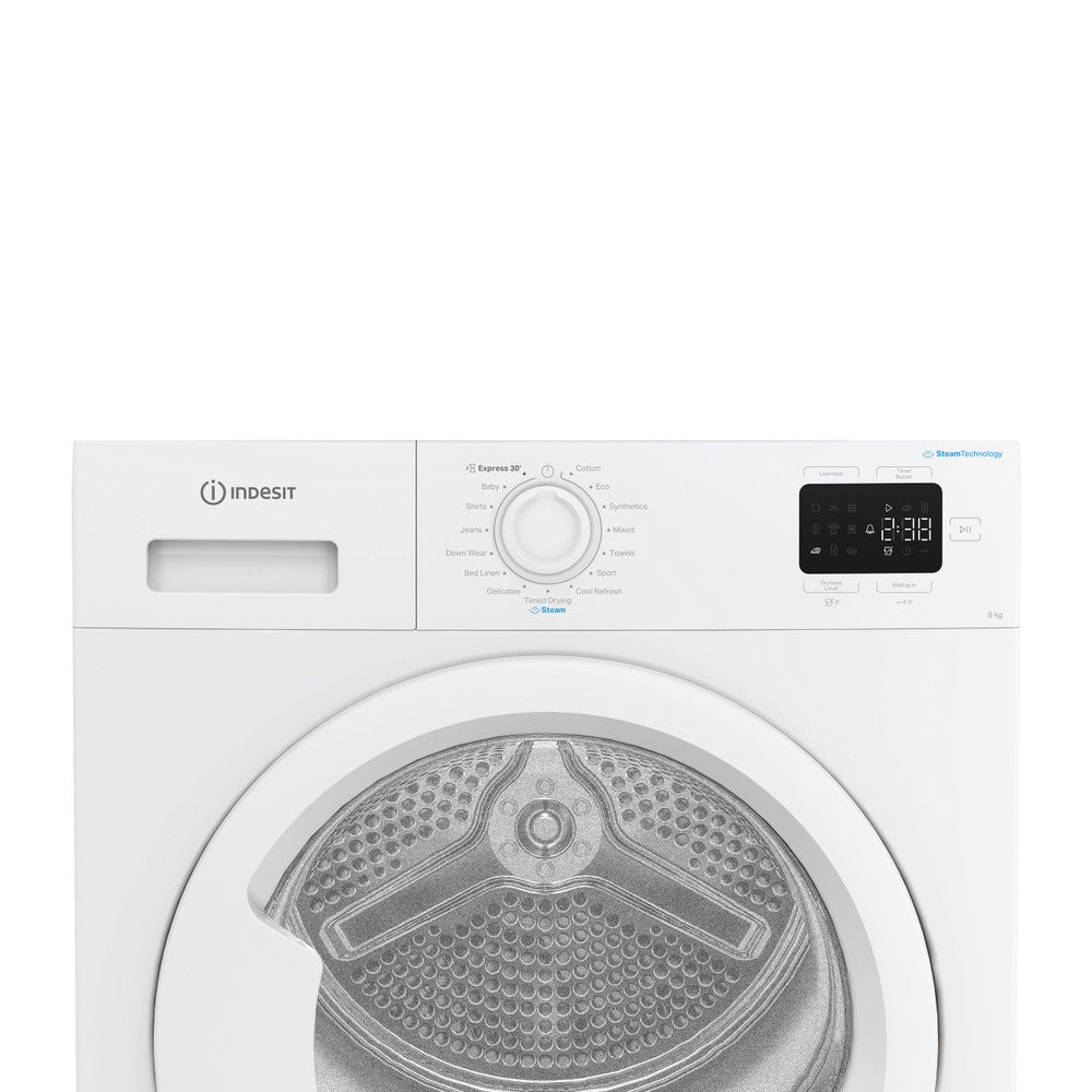Indesit IDHE80WIRE 8kg Heat Pump Tumble Dryer - White
