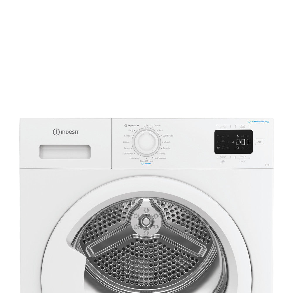 Indesit IDHE90WIRE 9KG Heat Pump Tumble Dryer - White