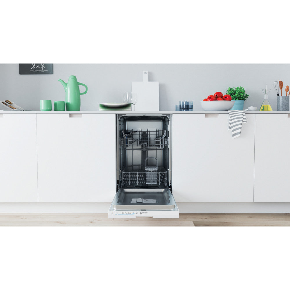 Indesit IN2IE10CS80UK Slimline Integrated Dishwasher
