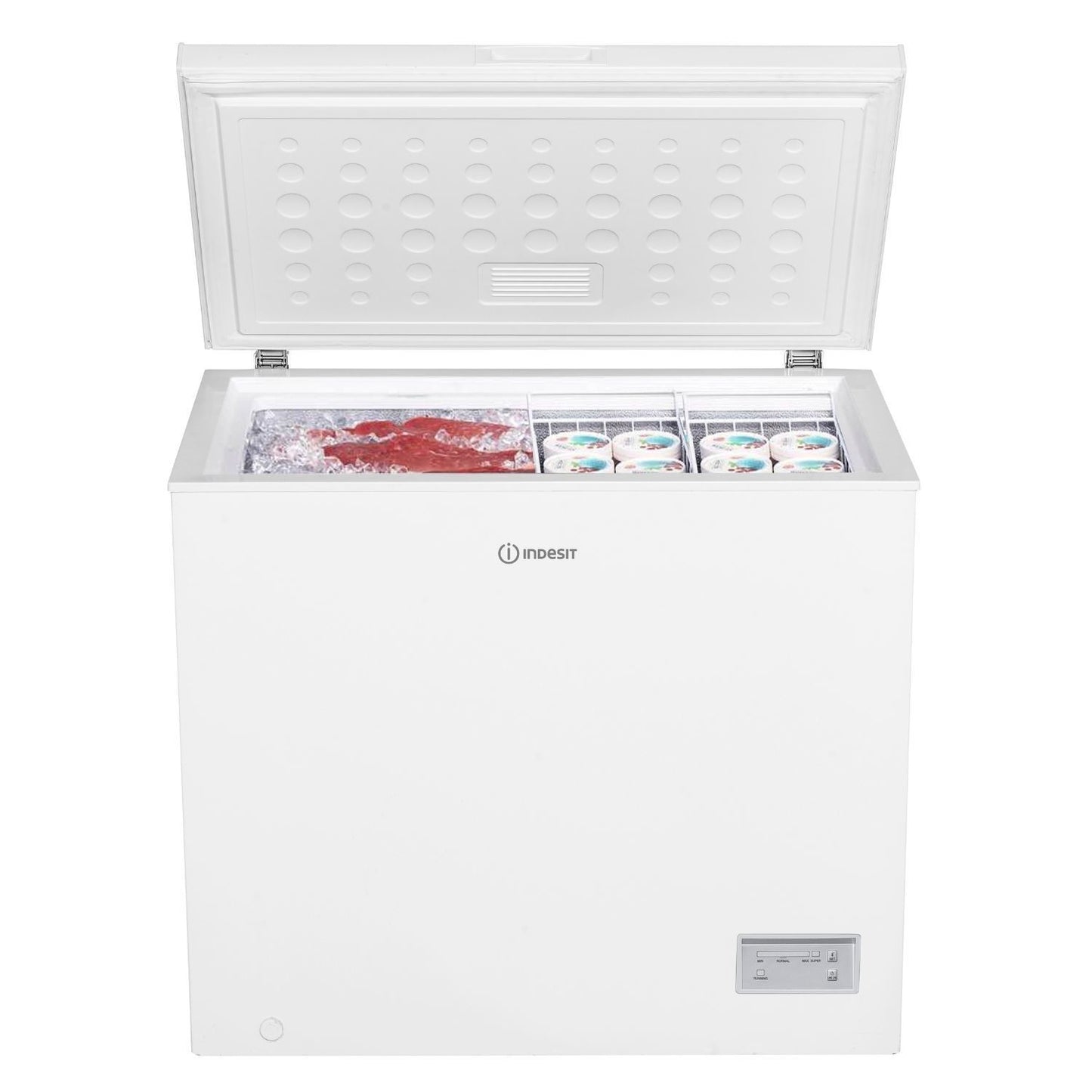 Indesit INCF1984UK 198 Litre Freestanding Chest Freezer - White