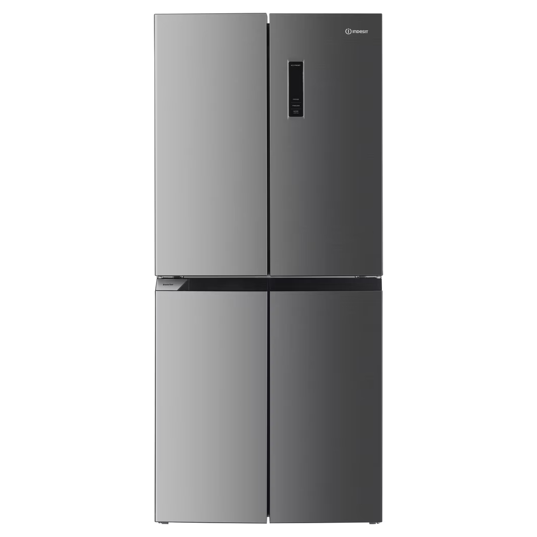 Indesit INGF 6421 XP4UK American Style Fridge Freezer - Inox