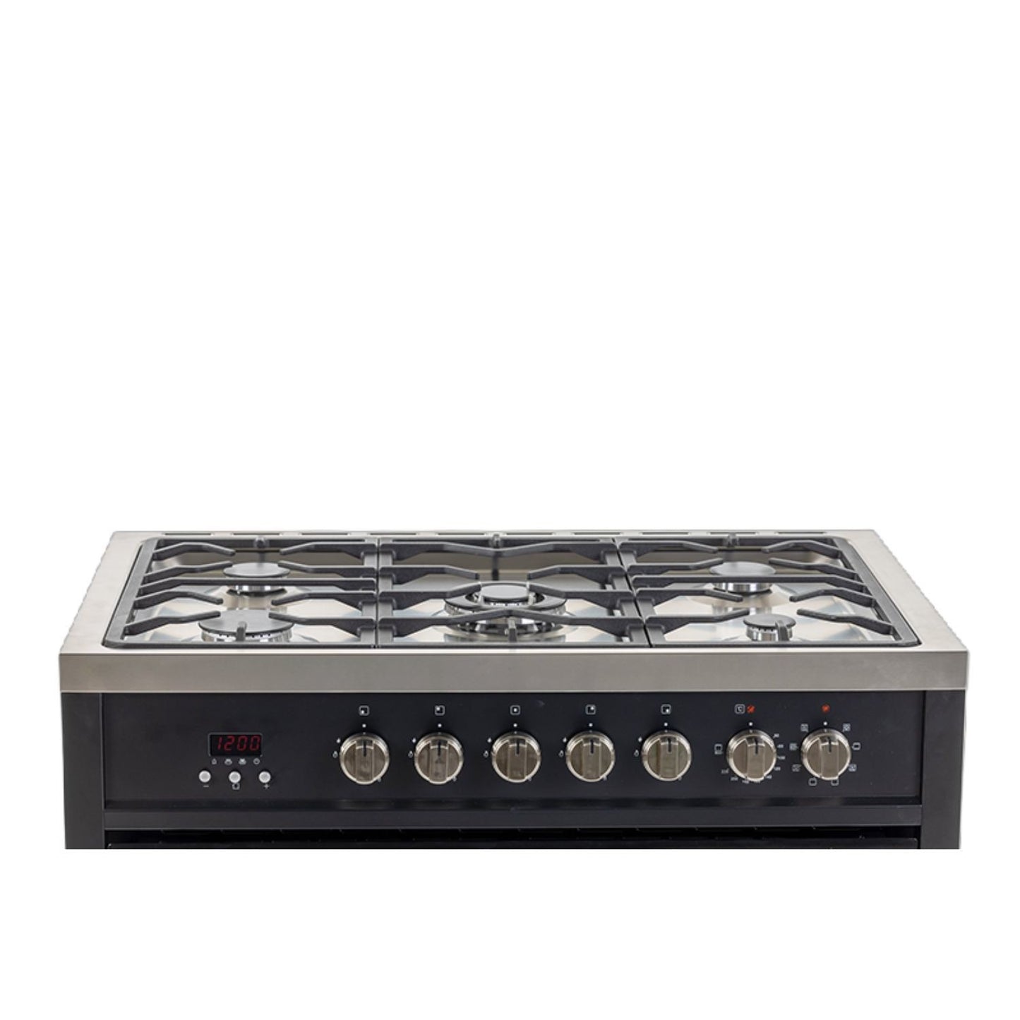 Inalto IR90DFB 90cm Dual Fuel Range Cooker - Black