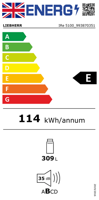 Liebherr IRe5100 Fully Integrated Larder Fridge