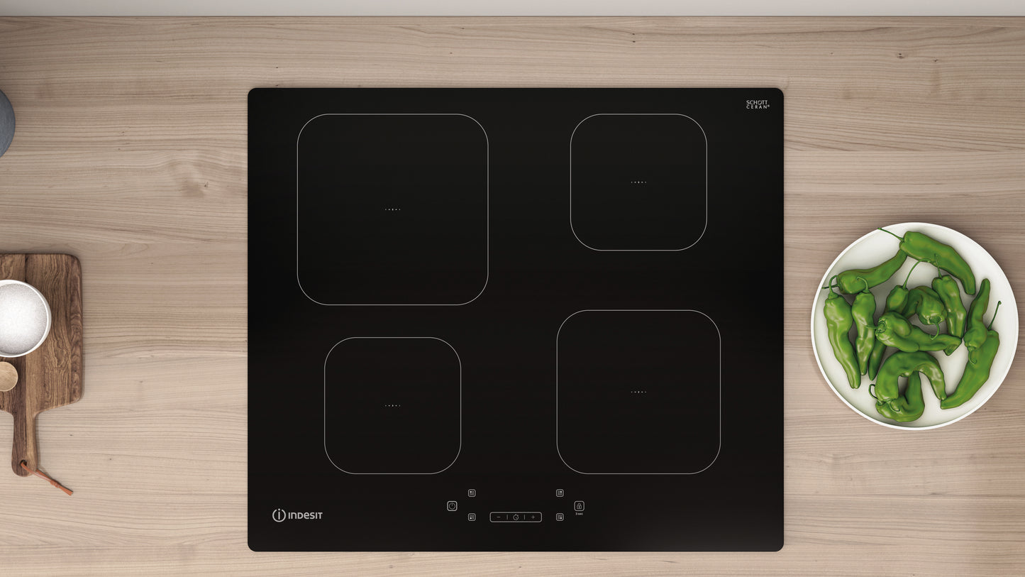 Indesit IS83Q60NE 60cm 4 Zone Induction Hob