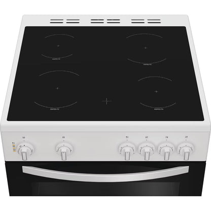 Indesit ITE6VMW Freestanding 60cm Steam&Clean Twin Cavity Cooker - White