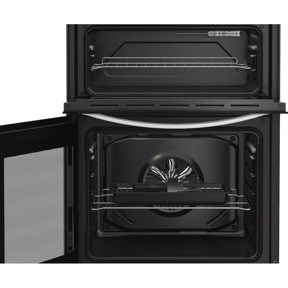 Indesit ITE6VMW Freestanding 60cm Steam&Clean Twin Cavity Cooker - White