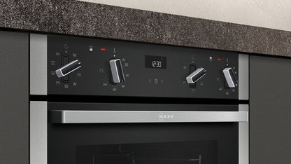 Neff J1ACE2HN0B N50 Built Under Double Oven - Stainless Steel