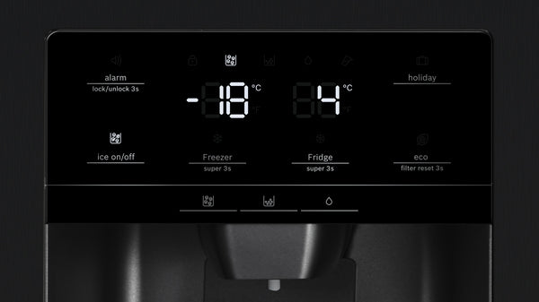 Bosch KAD93ABEP Series 6 American Fridge Freezer - Black