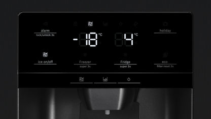 Bosch KAD93ABEP Series 6 American Fridge Freezer - Black