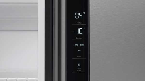Bosch KFN96VPEAG Series 4 Freestanding American Fridge Freezer - Inox