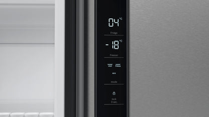 Bosch KFN96VPEAG Series 4 Freestanding American Fridge Freezer - Inox
