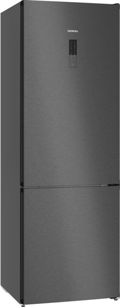 Siemens KG49NXXCF iQ300 Freestanding Fridge Freezer - Brushed Black Steel