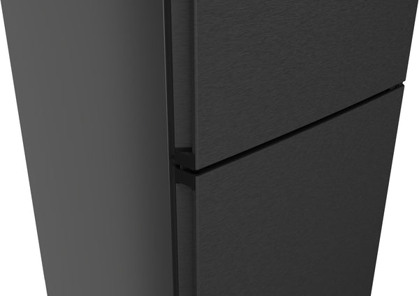 Siemens KG49NXXCF iQ300 Freestanding Fridge Freezer - Brushed Black Steel