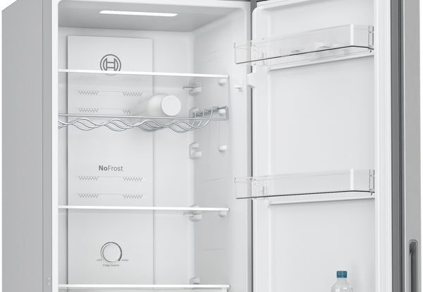 Bosch KGN27NLEAG Series 2 Fridge Freezer 50/50 Total No Frost - Stainless Steel
