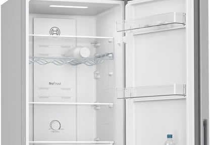 Bosch KGN27NLEAG Series 2 Fridge Freezer 50/50 Total No Frost - Stainless Steel