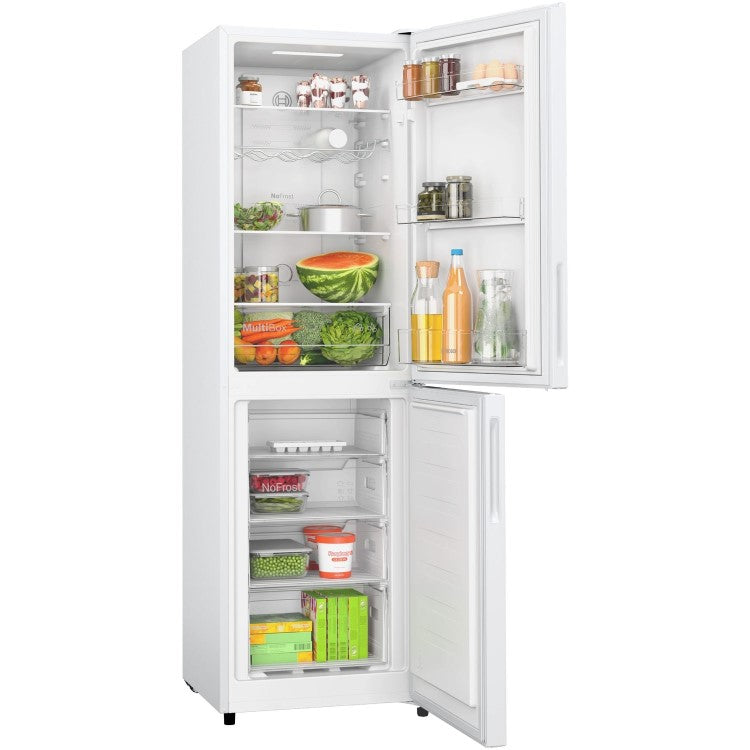 Bosch KGN27NWEAG Series 2 50/50 Freestanding Fridge Freezer - White