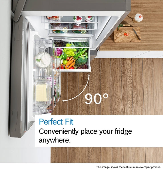 Bosch KGN34NLEAG Series 2 50/50 Frost Free Fridge Freezer - Stainless Steel