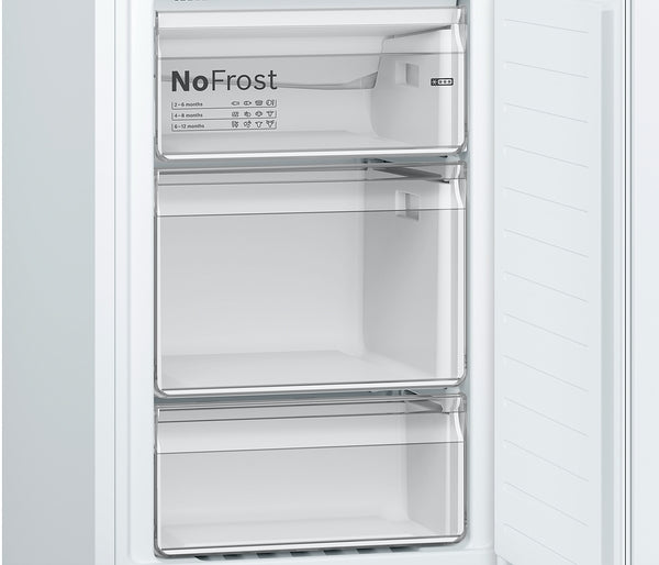 Bosch KGN34NWEAG Freestanding Fridge Freezer with freezer at bottom