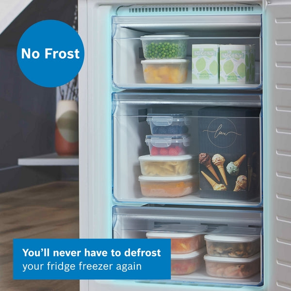 Bosch KGN34NWEAG Freestanding Fridge Freezer with freezer at bottom