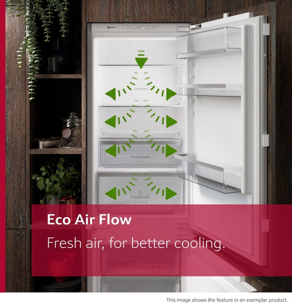 Neff KI1412FE1G N50 Fully Integrated Larder Fridge with Fixed Hinge