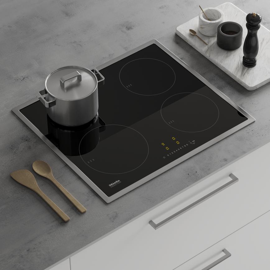 Meile KM 7201 FR 57cm Electric Induction Hob - Black