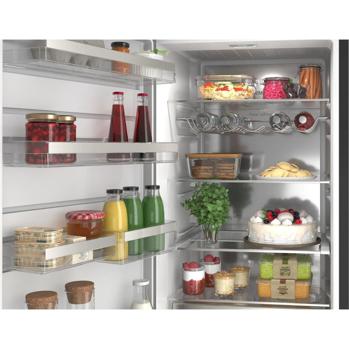 Siemens KS36NAXCG 402 Litre Freestanding Fridge - Black Steel