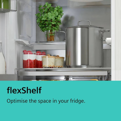 Siemens KS36NAXCG 402 Litre Freestanding Fridge - Black Steel