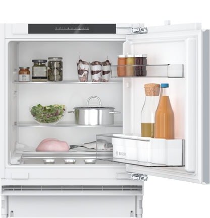 Bosch KUR21VFE0G Series 4 60cm Integrated Built Under Larder Fridge