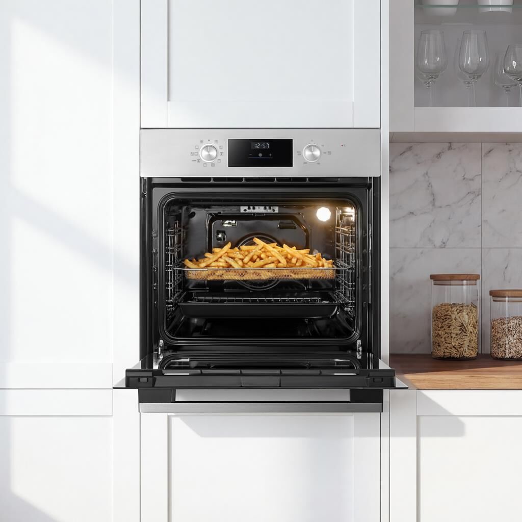 Midea Xpress Fry MBO65M90D2C-SS Multifunction Built in Single Oven - Stainless Steel