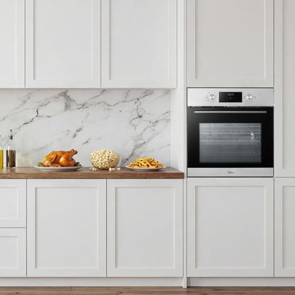 Midea Xpress Fry MBO65M90D2C-SS Multifunction Built in Single Oven - Stainless Steel