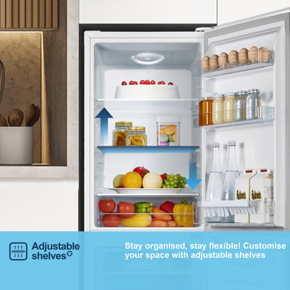 Fridgemaster MC50165E 60/40 Freestanding Fridge Freezer - White
