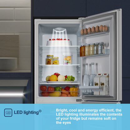 Fridgemaster MC50165E 60/40 Freestanding Fridge Freezer - White