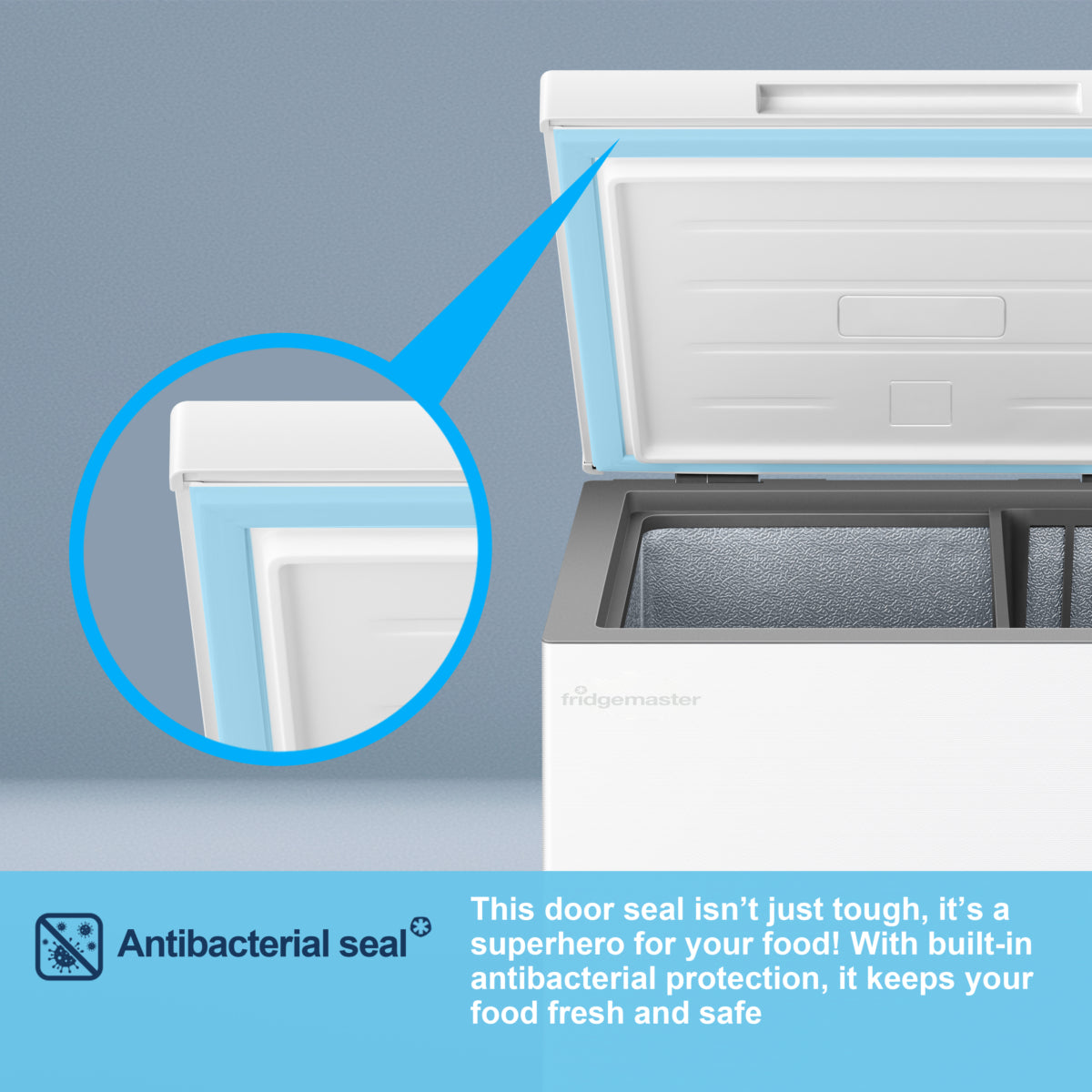 Fridgemaster MCF100E 97 Litre Chest Freezer - White