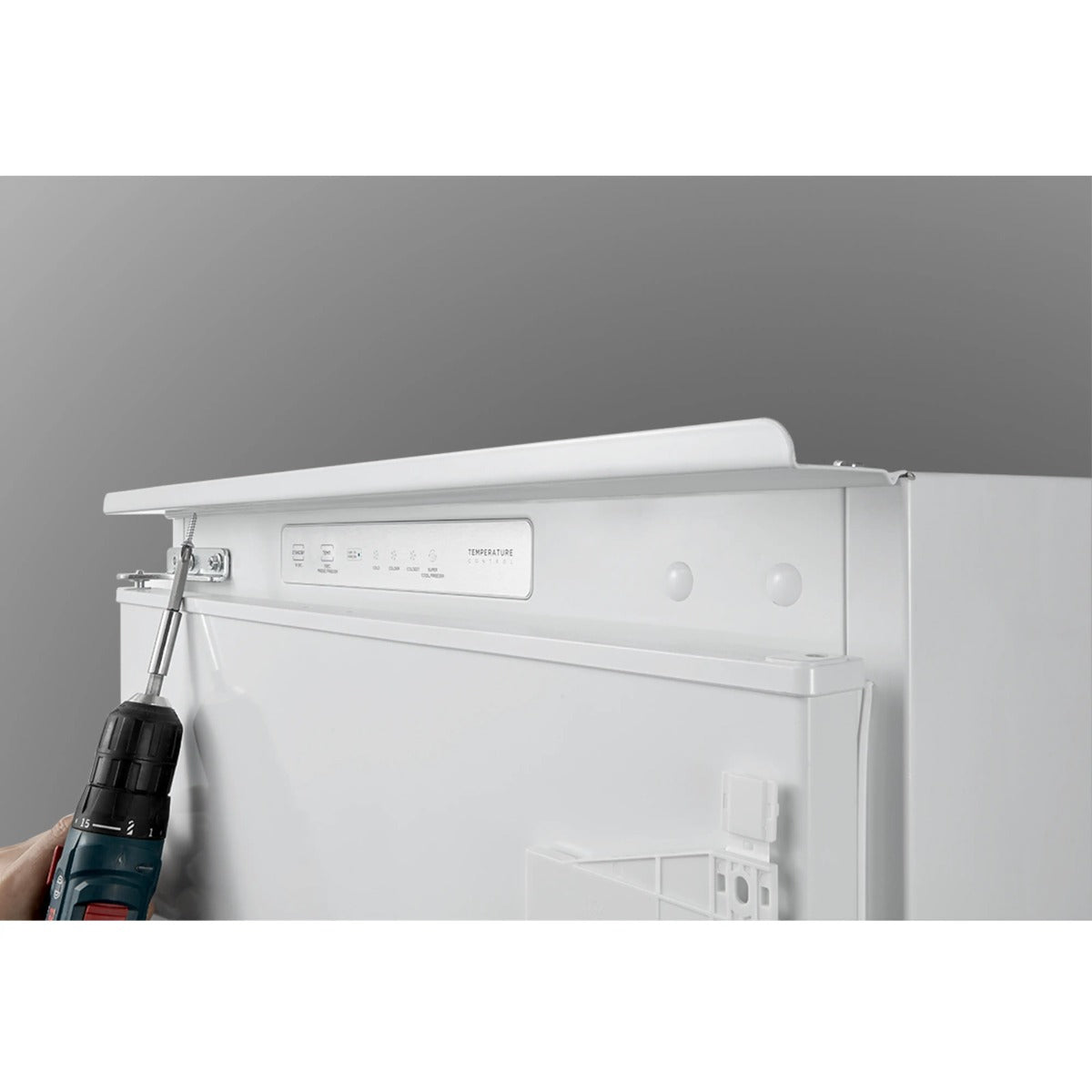 Midea MDRE306FGE01D NoFrost Built In Freezer - Sliding Hinge