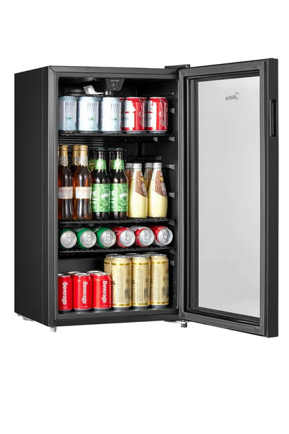 Midea MDRW150FGG22B 115 Can Beverage Cooler - Black