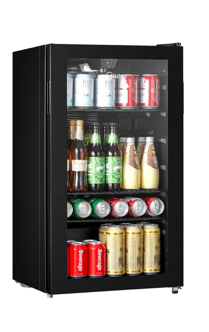 Midea MDRW150FGG22B 115 Can Beverage Cooler - Black