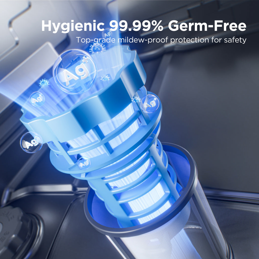 Midea MDWEF1433D(SS)-WG-UK 60cm Dishwasher - Inox