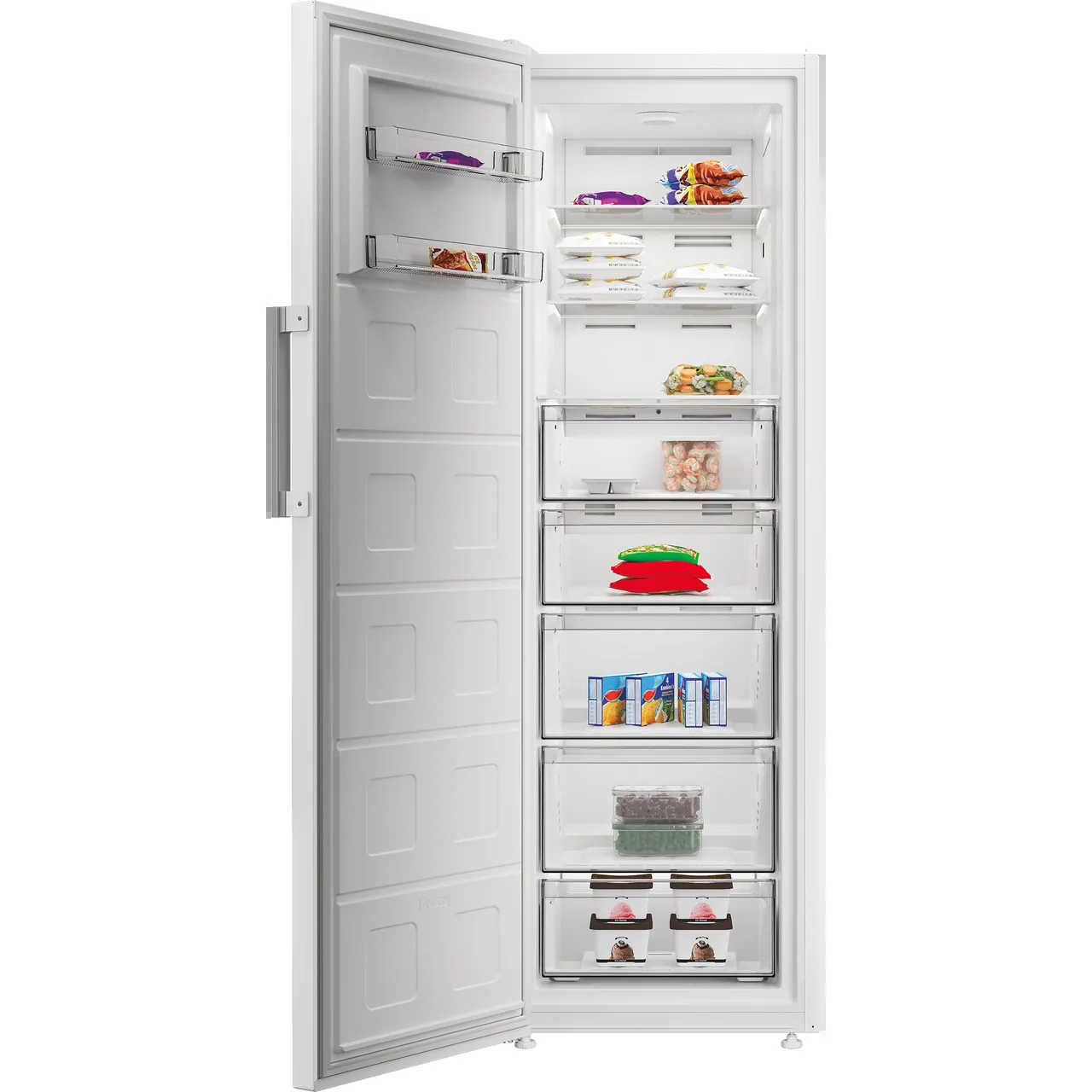 Indesit MFINF 1312 W4UK 286 Litre Tall Freezer - White