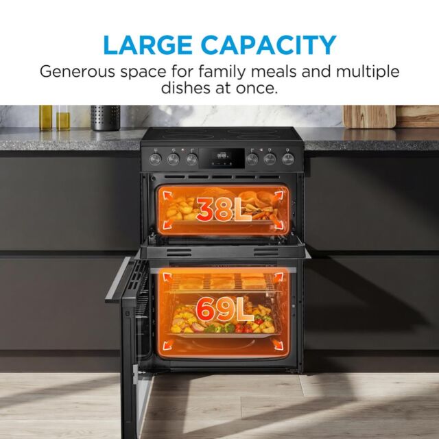 Midea MFO24EME4R118-BK 60cm Cooker - Black