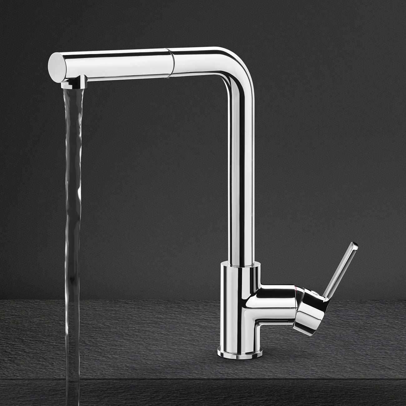 Smeg MID1CR Pull Out Mixer Tap - Chrome