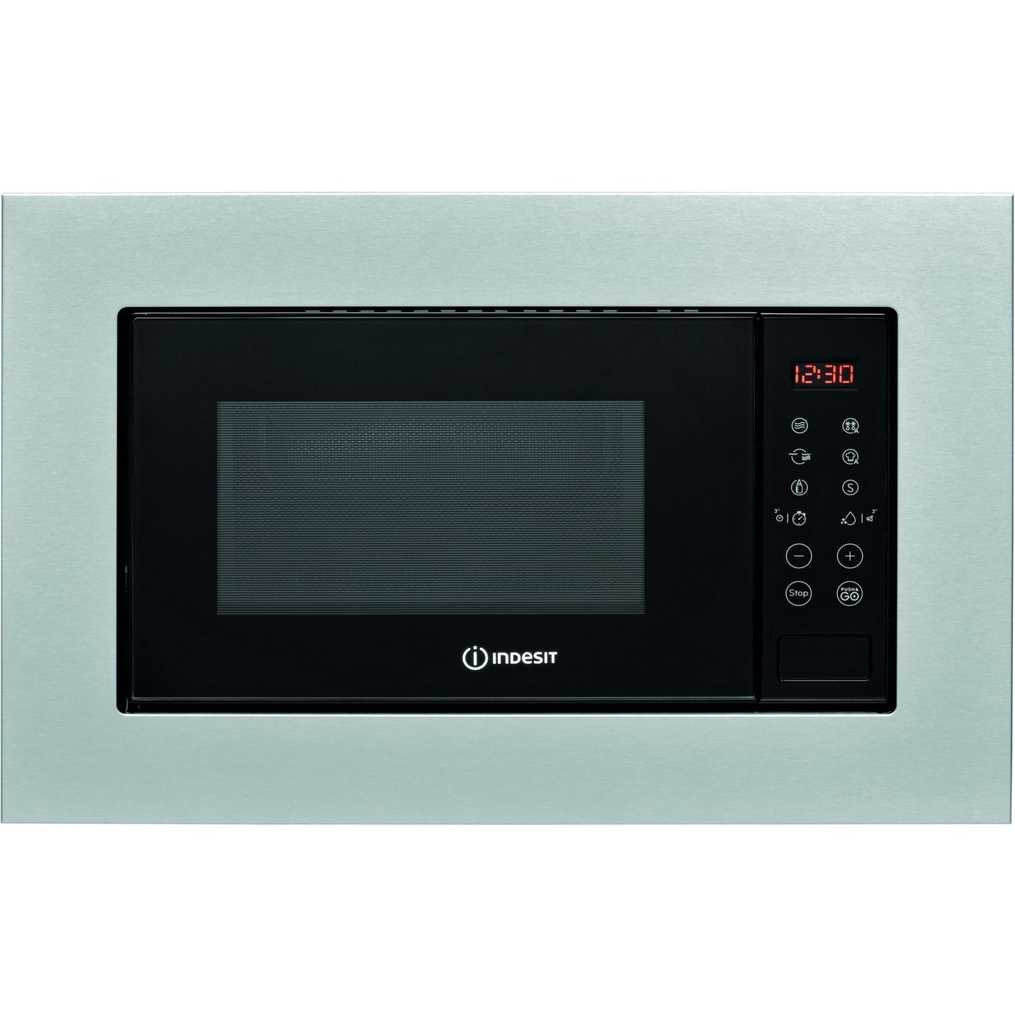 Indesit MWI 120 GX UK Built-in Microwave with Grill - Stainless Steel