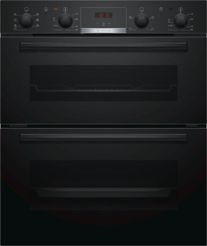 Bosch Series 4 NBS533BB0B Built-Under Electric Double Oven - Black