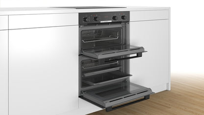 Bosch Series 4 NBS533BB0B Built-Under Electric Double Oven - Black